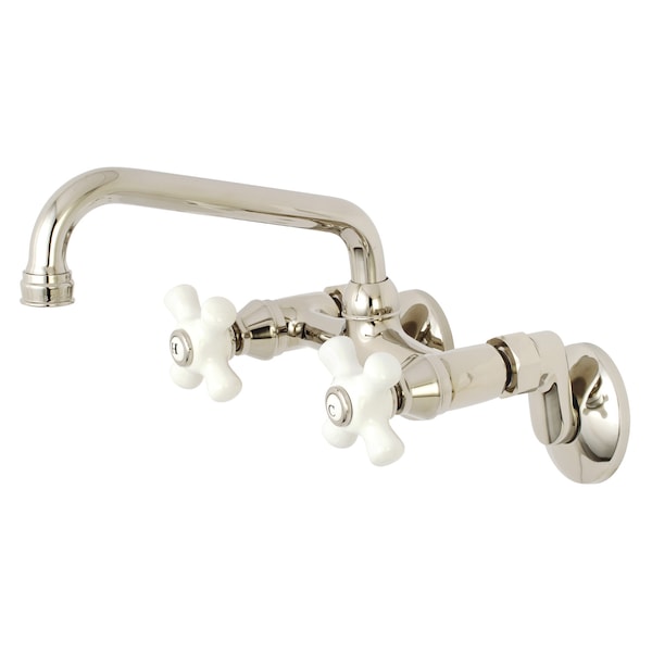 KS613PN 2-Handle Wall Mount Kitchen Faucet
